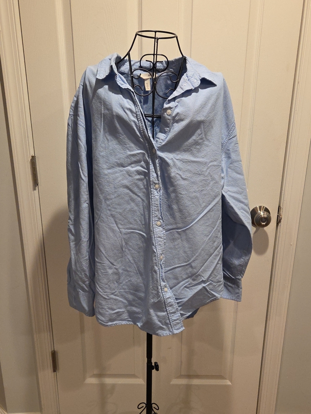 H&M Pale Blue Women's Button-Down Shirt